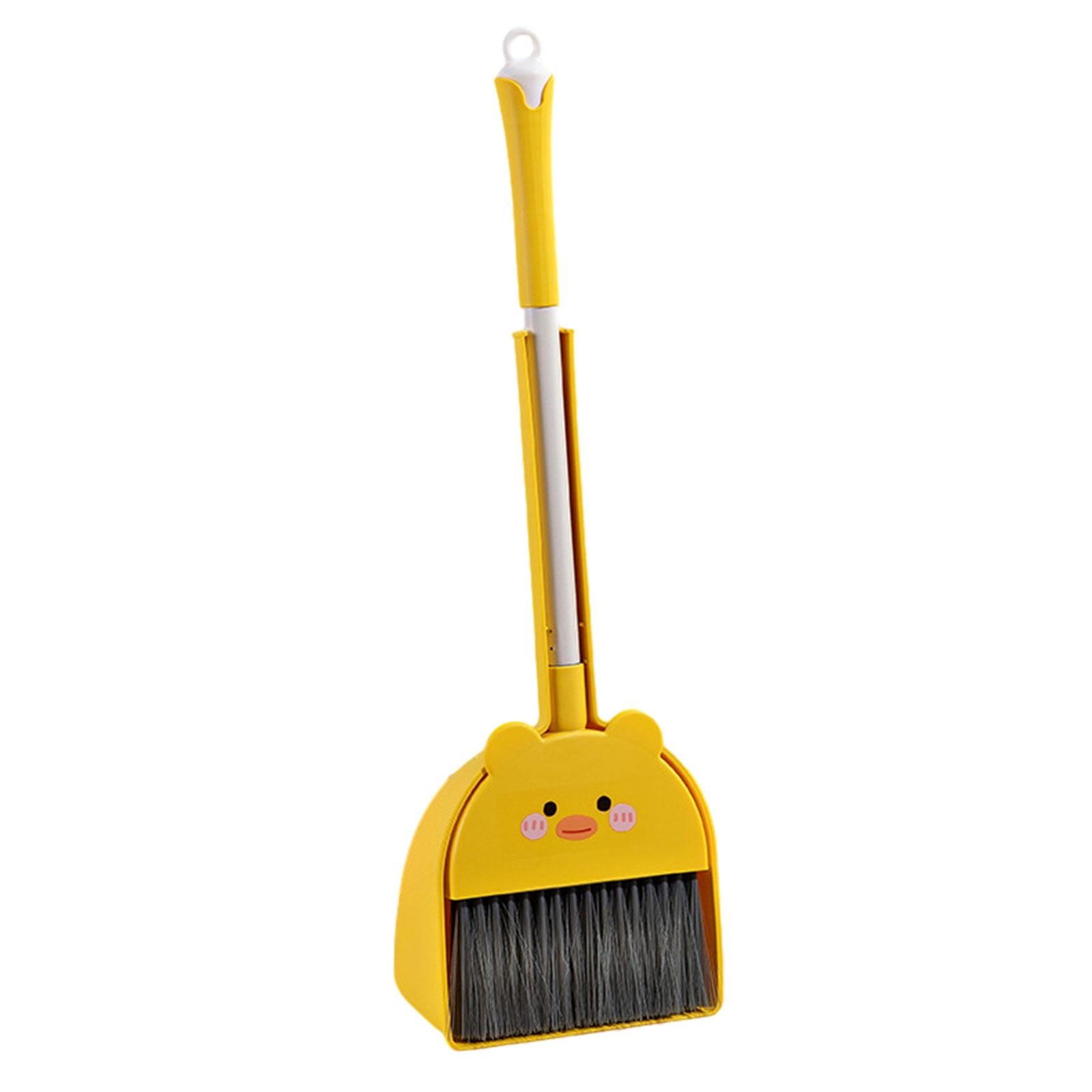 Children's Broom Set, Mini Broom And Dustpan, Realistic Toy, Duck