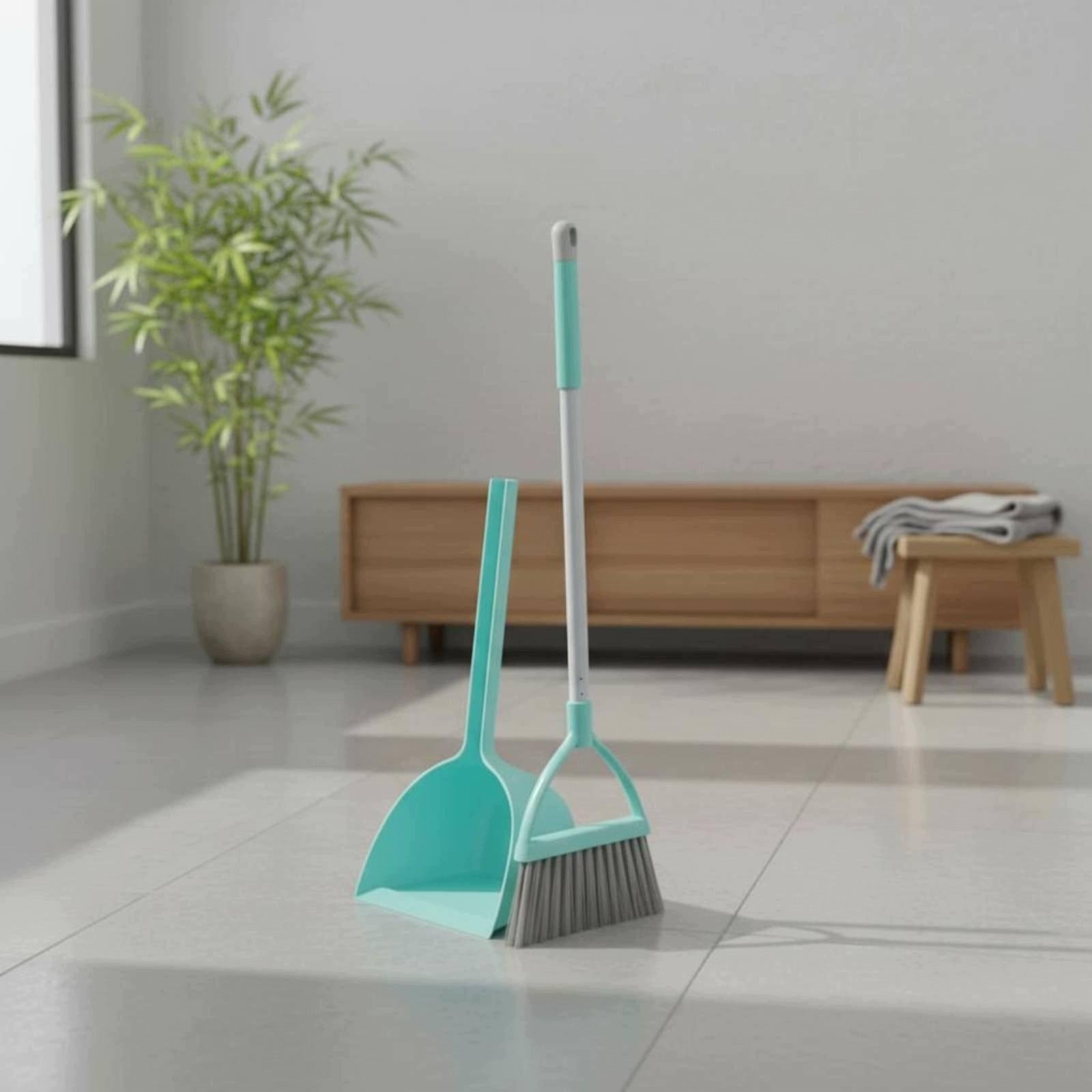 Children Cleaning Broom Yellow Packaging status original
