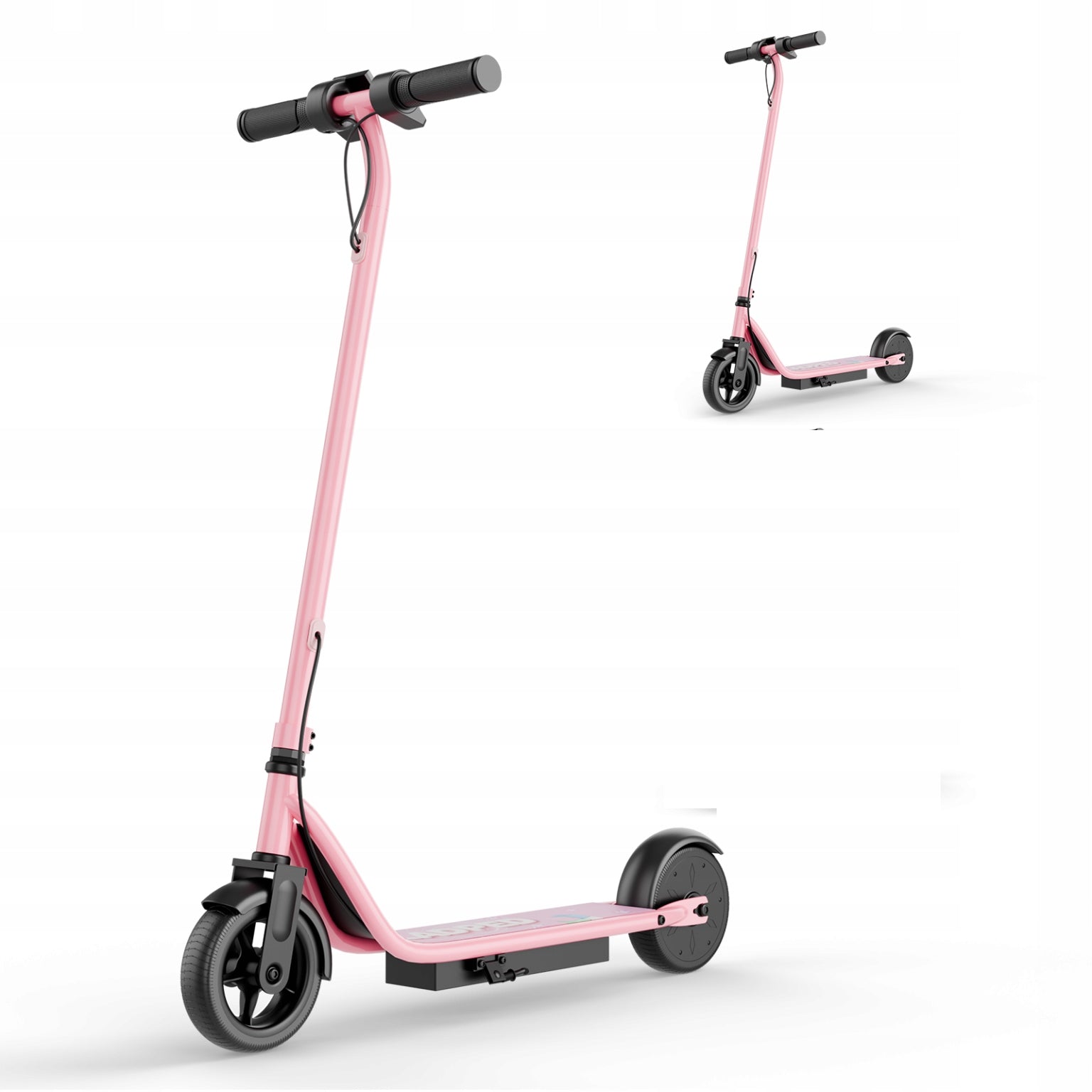 Children Electric Scooter 250W 14KM/H 16KM 6.5" Solid Tyres 70kg Pink Model LP65
