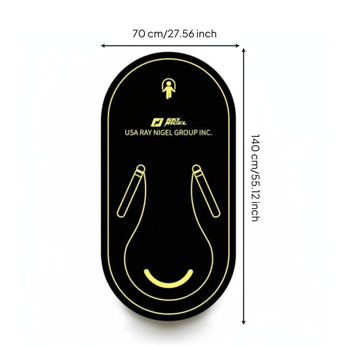 Children Jumping Pad Round Skipping Rope Mat Non Slip Mat Exercise Pad Packaging status original