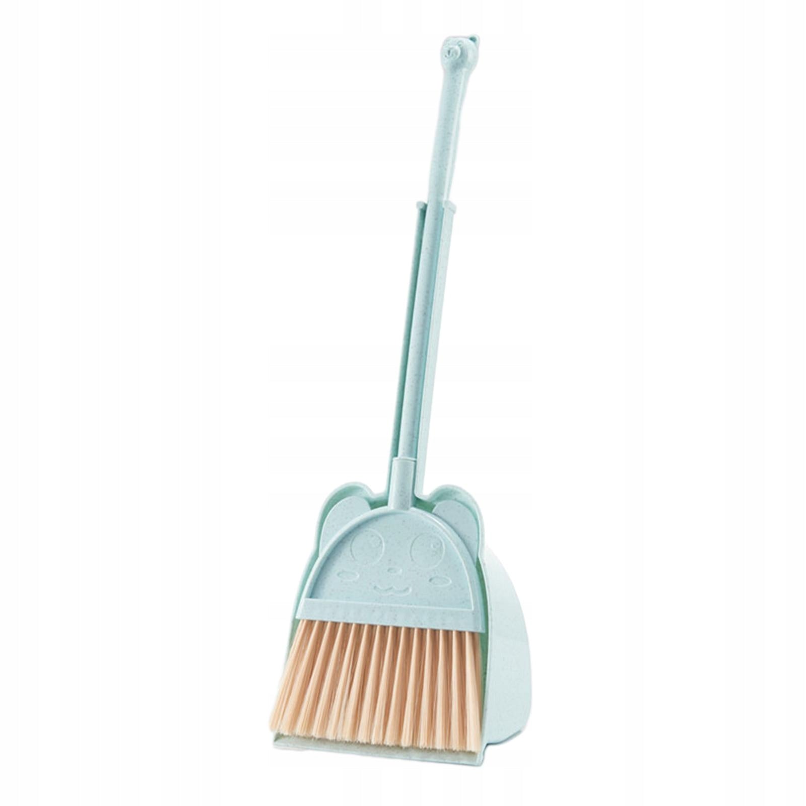 Children Sweeping House Cleaning Toy Set Pretend Play Toy Household blue Dominant color blue