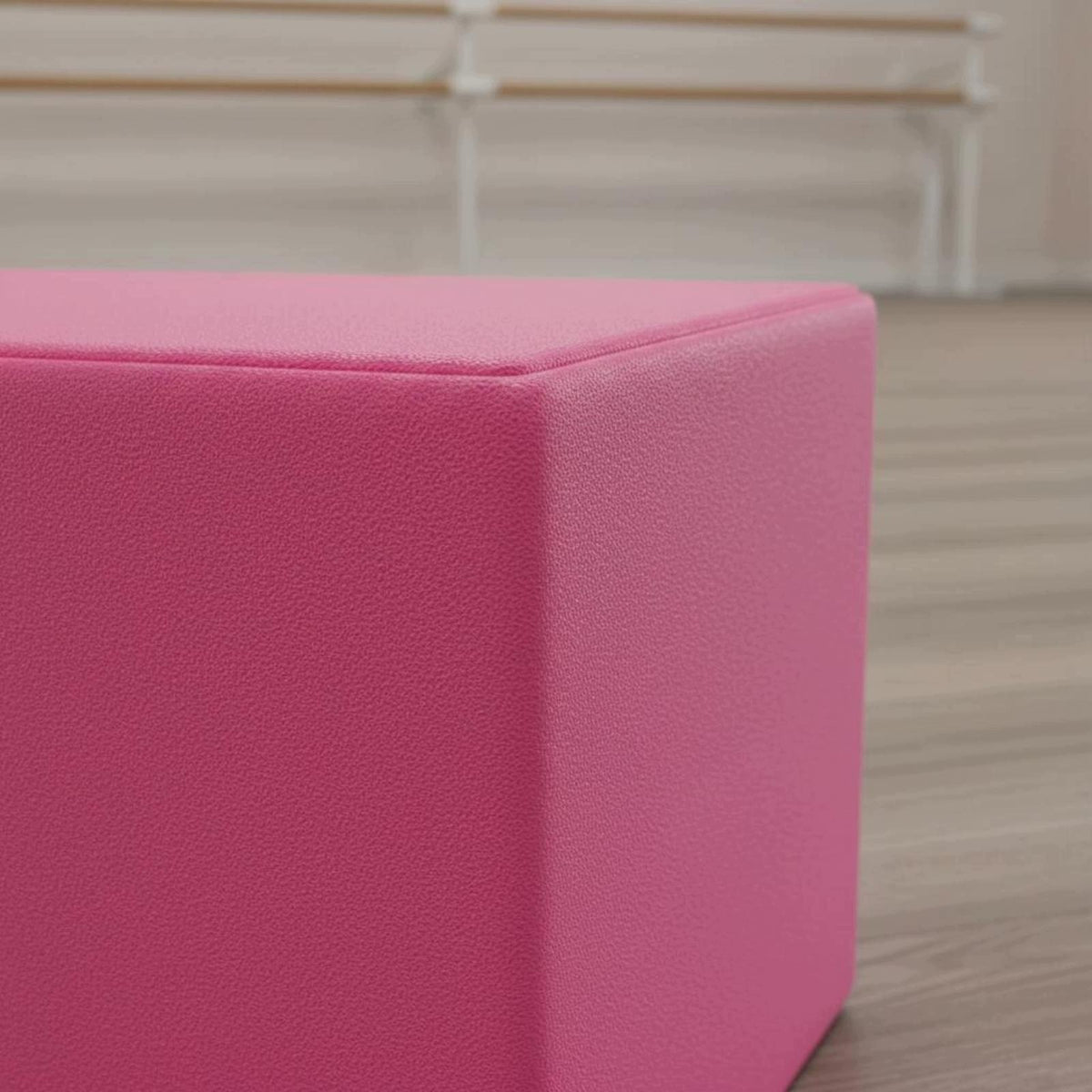 Children Training Bench Canvas Stretch Block for Home Dance Pink 30x30x60 Packaging status original