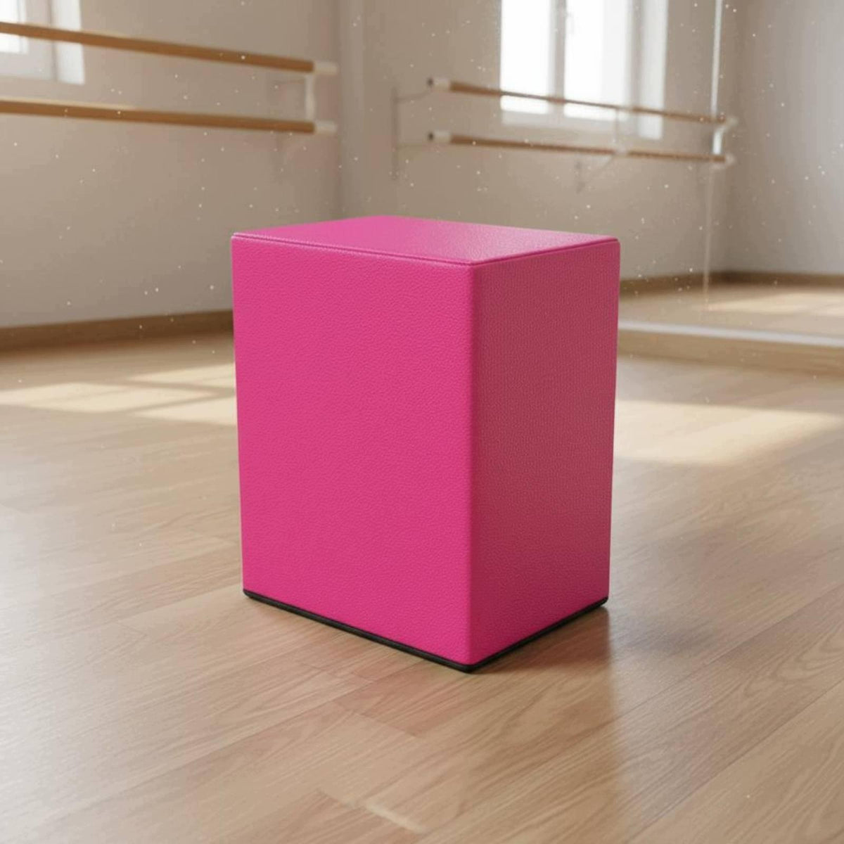 Children Training Bench Canvas Stretch Block for Home Dance Pink 30x40x50 a Packaging status original