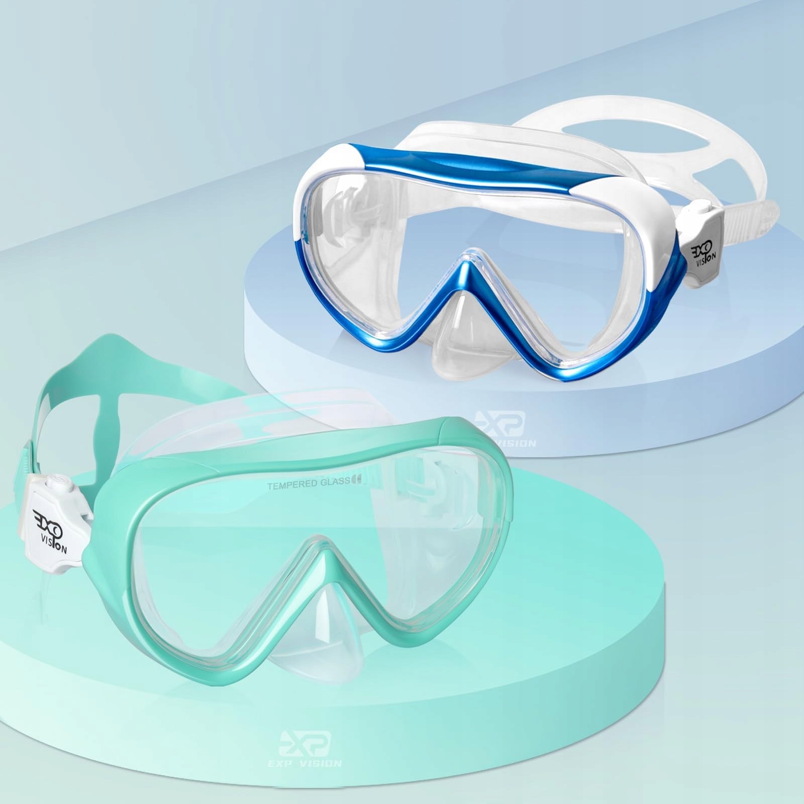 Children's 180° panoramic diving glasses