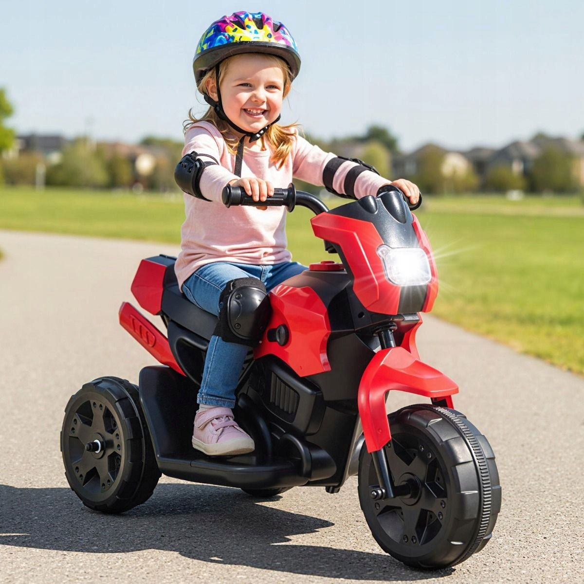 Children's 3 Wheel Electric Motorcycle Battery Operated Motorcycle Maximum speed 3 km/h
