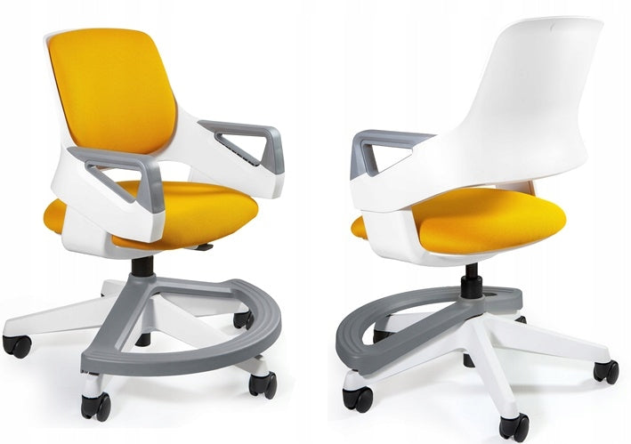 Children's Armchair ROOKEE Yellow Adjustable 4-14 Years Ergonomic Manufacturer code 1186-BL