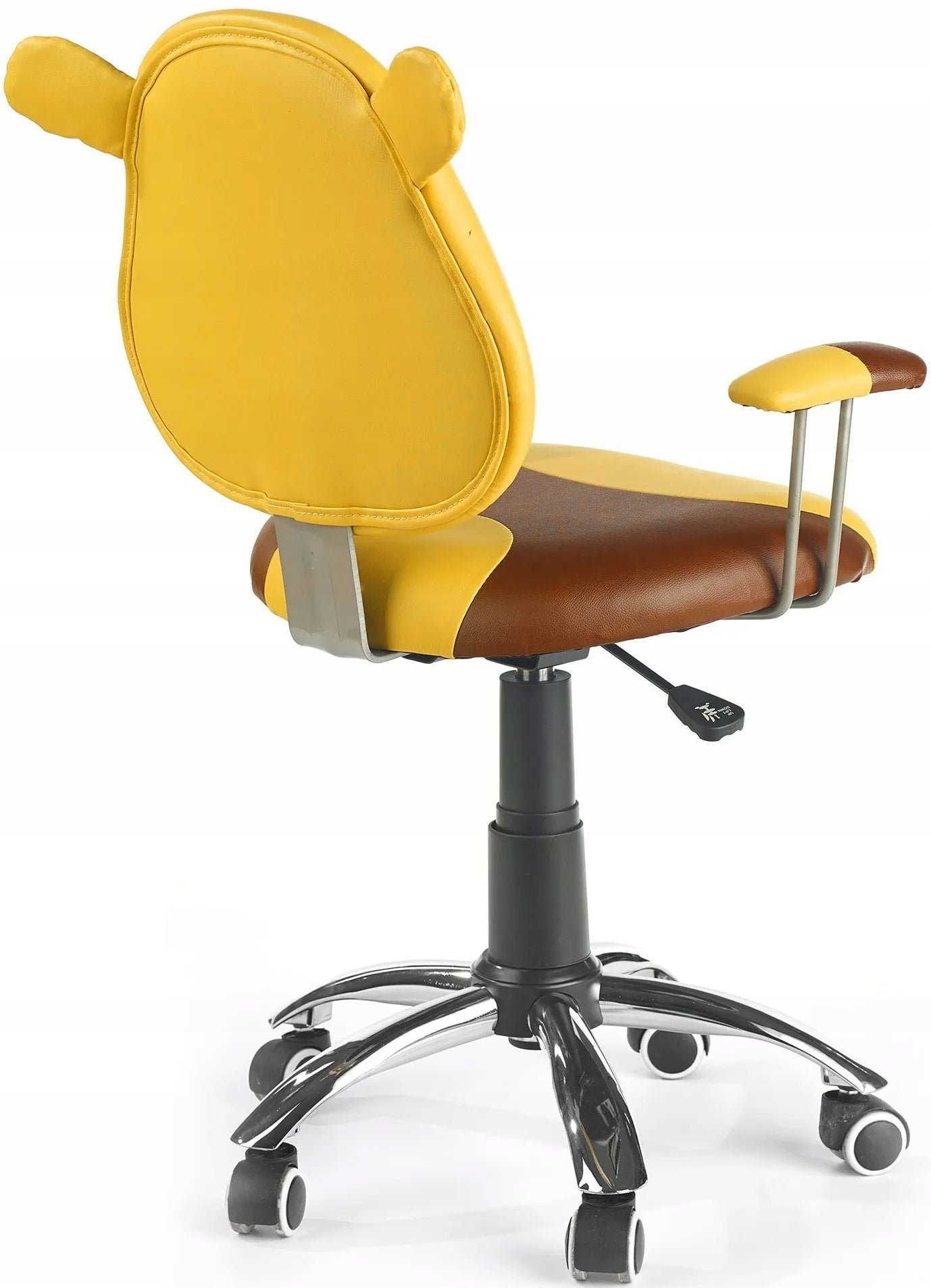Children's Armchair Youth WINNIE Yellow Upholstered Halmar Furniture depth 50 cm