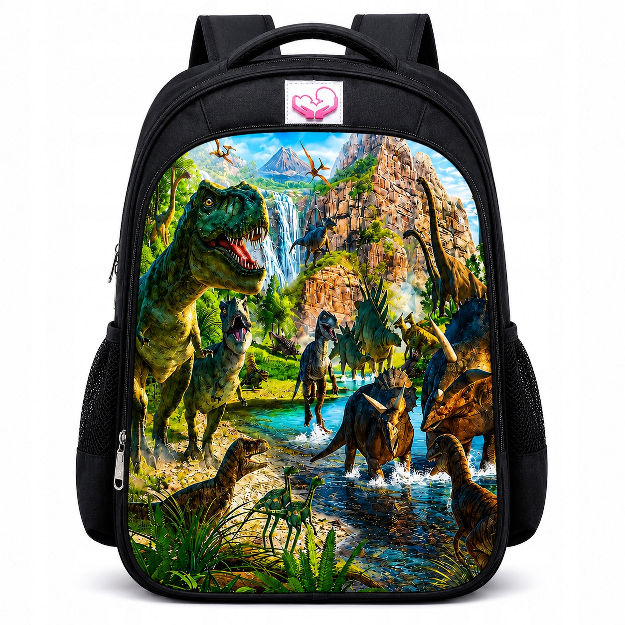 Children's Backpack Dinosaurs 40x30x17 cm For School and Kindergarten A4 Lightweight Packaging status original