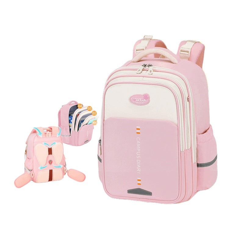 Children's Backpack For Girls Primary School Detachable