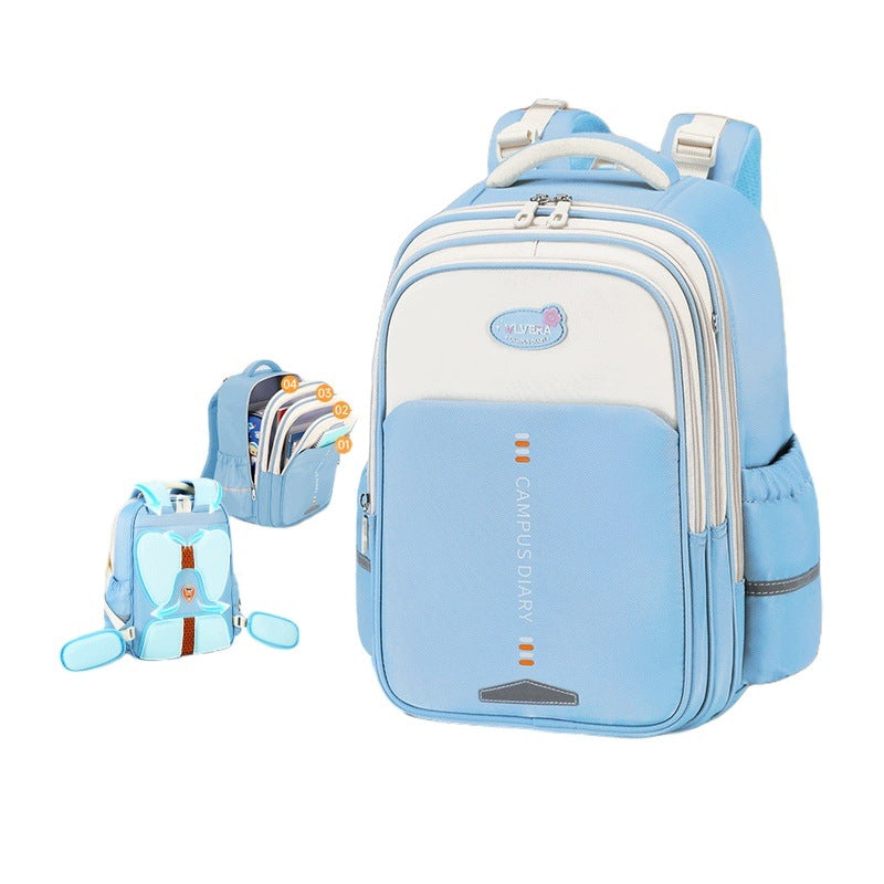 Children's Backpack For Girls Primary School New Large Capacity