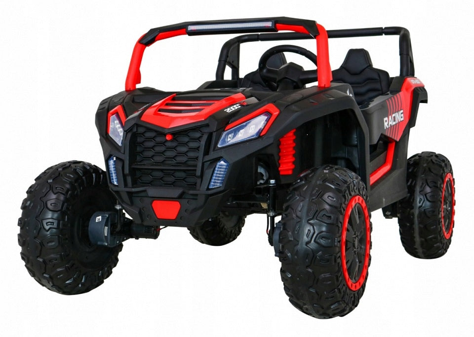 Children's Car Buggy ATV 24V 14Ah Racing Double 4x200W Red A032