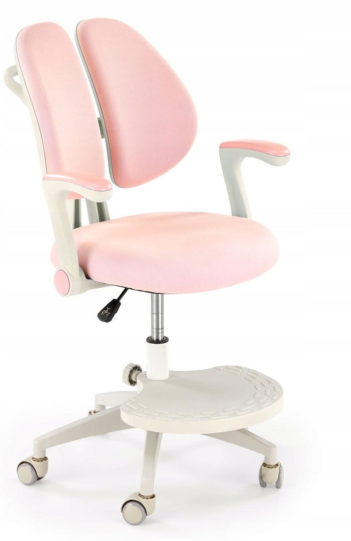 Children's Chair Adjustable Desk Chair with Footrest PANCO Pink Packaging status original
