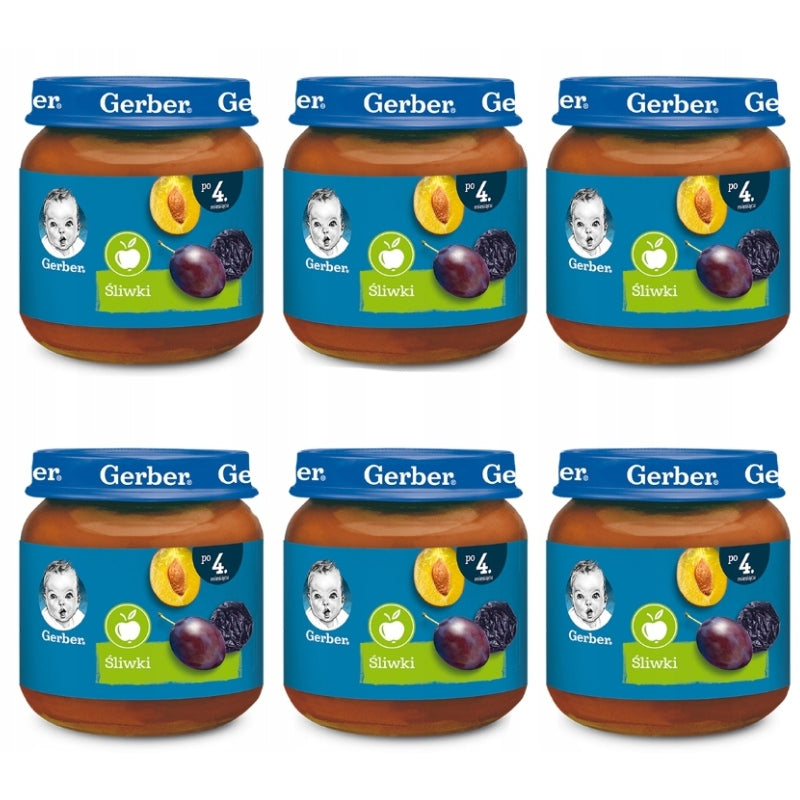 Children's Dessert Good for Constipation Plums Gerber 125 g
