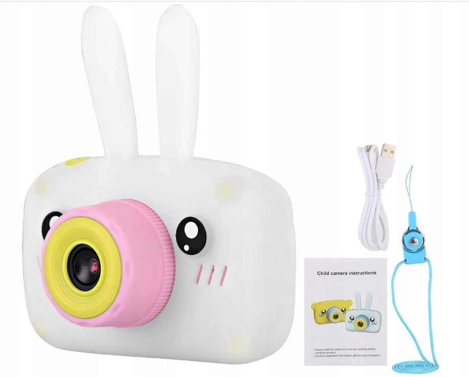 Children's Digital Camera 12Mpix FULL HD Filters Frame Game Strap BUNNY EAN (GTIN) 5903899003778