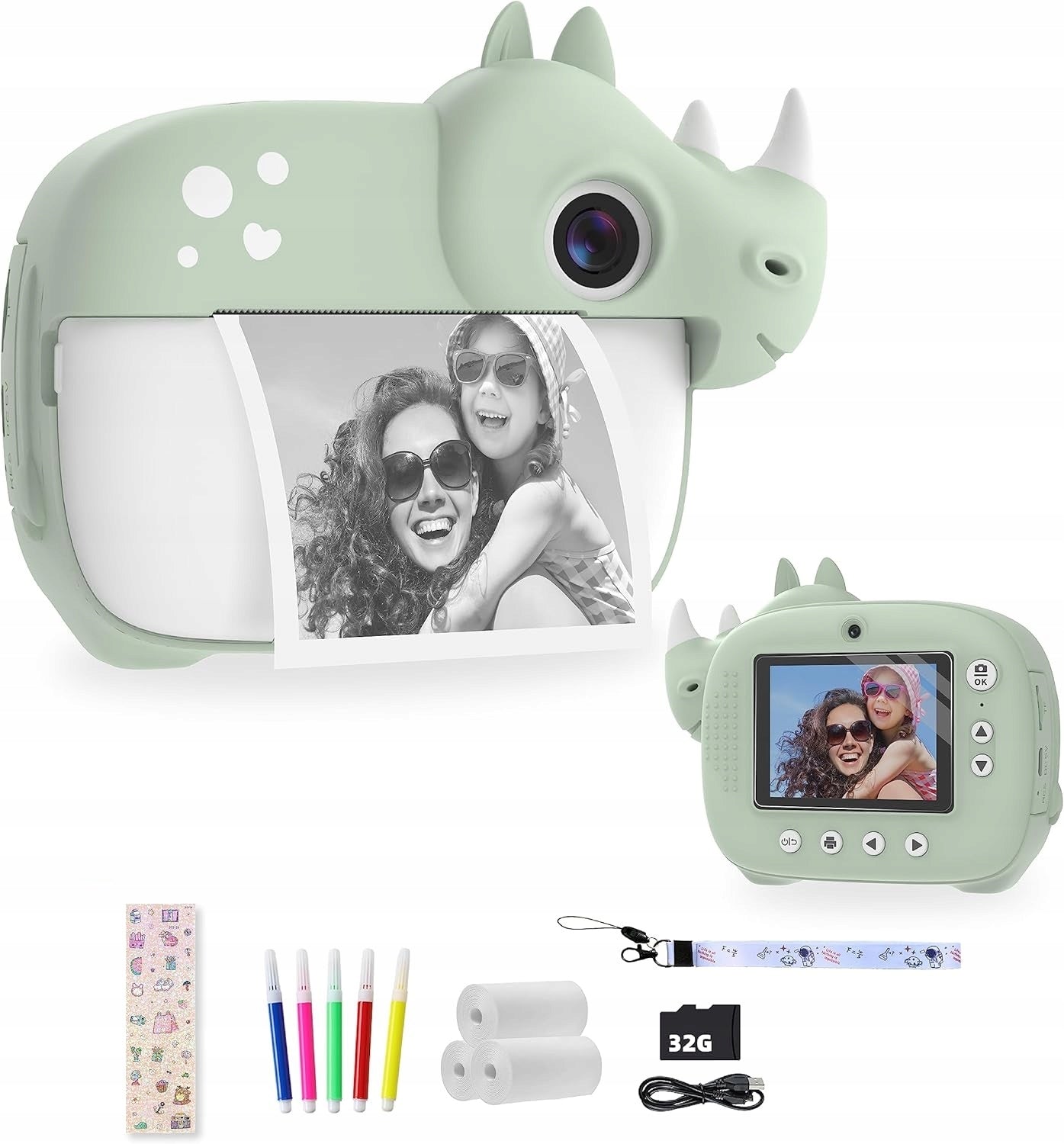 Children's Digital Camera INSTANT with Printer + CARTRIDGES EAN (GTIN) 8722700670445