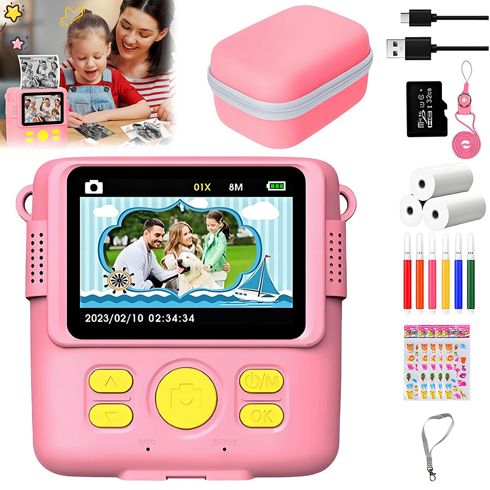 Children's Digital Camera INSTANT with Printer GIFT