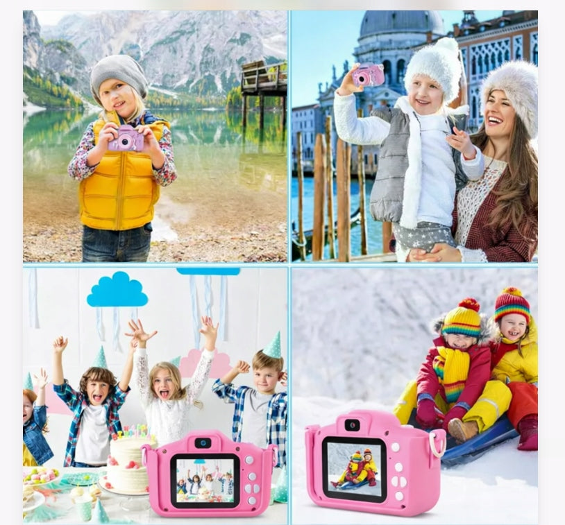 Children's Digital Camera Unicorn USB Pink, Stickers + 32GB SD Card Manufacturer code 68754
