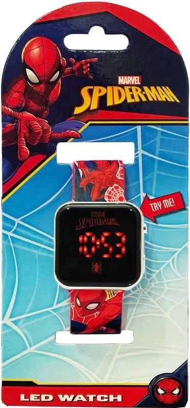 Children's Digital LED Spiderman Electronic Wristwatch for Boy