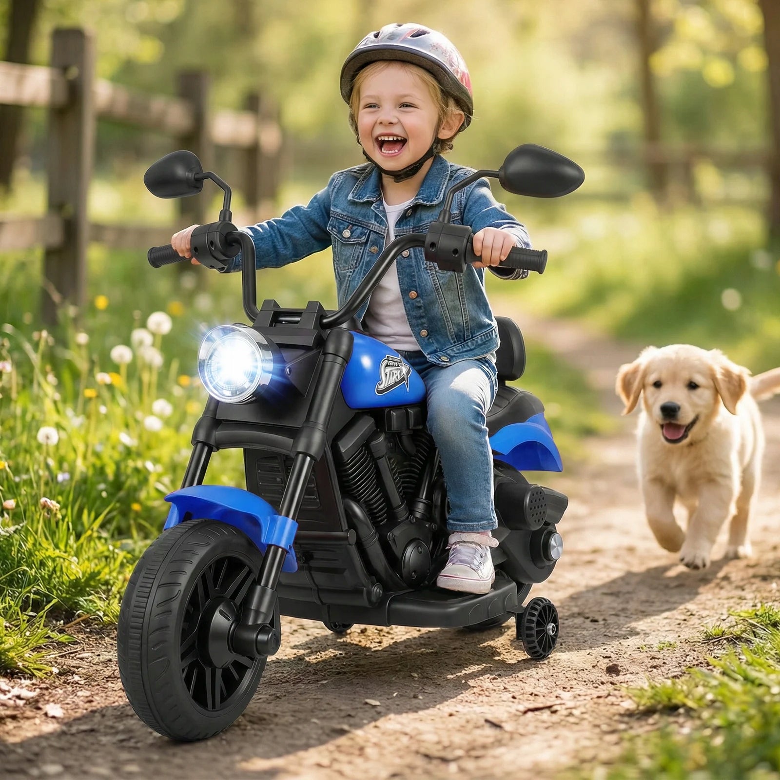 Children's Electric Motorcycle Battery Vehicle Maximum speed 2.4 km/h