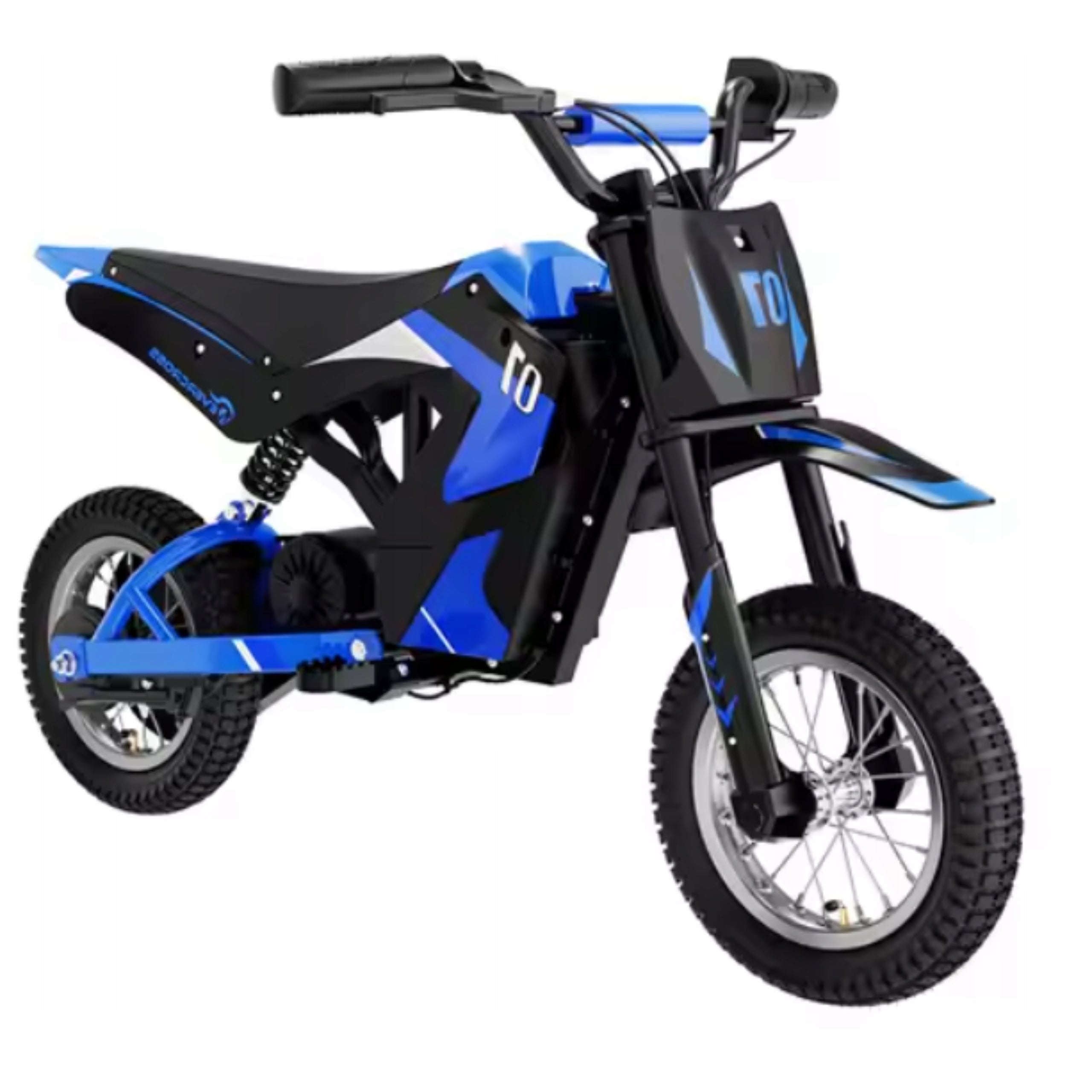 Children's Electric Motorcycle Off-road Motor 300W 25KM/H Blue Brand no brand