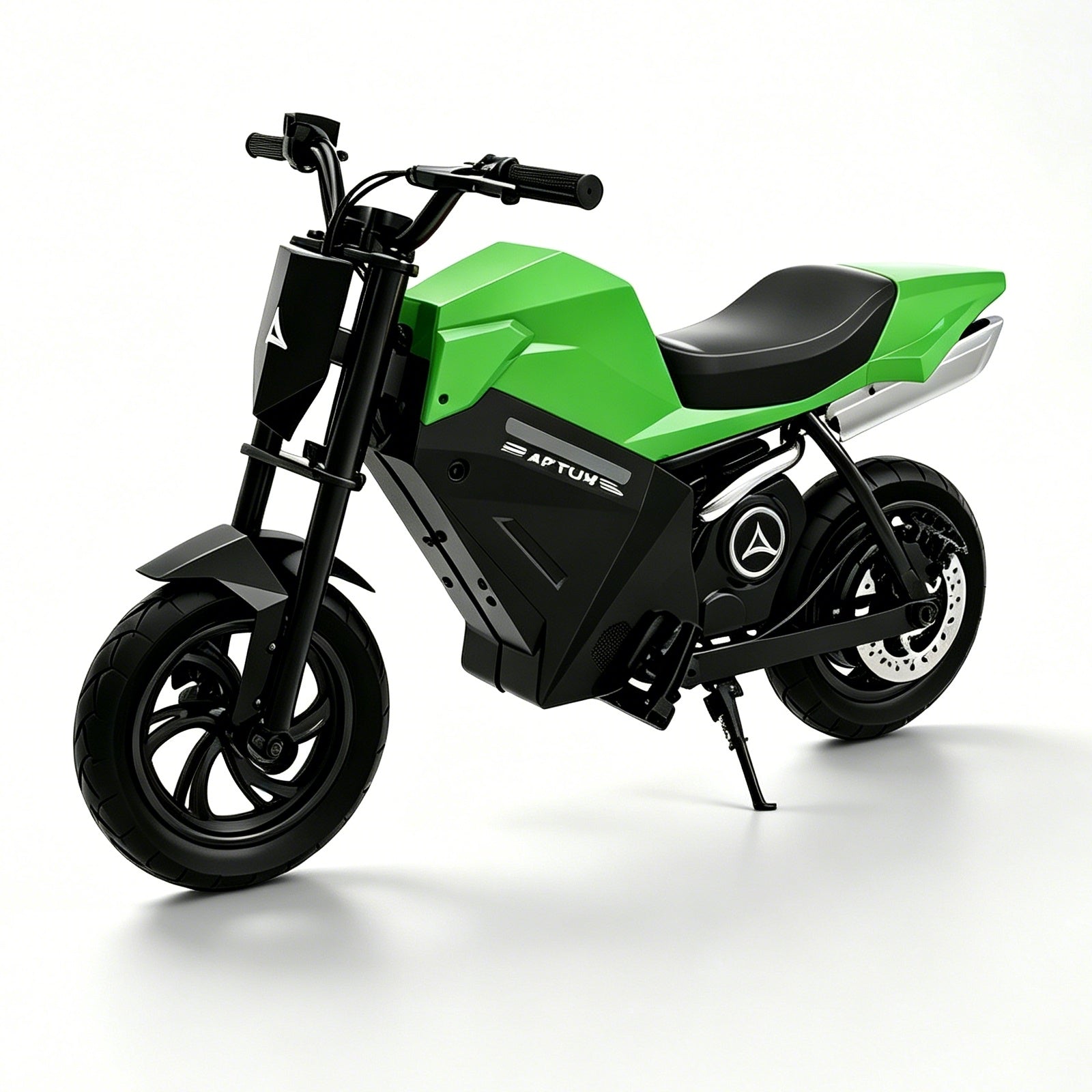 Children's Electric Motorcycles 250W 16KM/H 21.6V4AH 12" LED Wheels Green