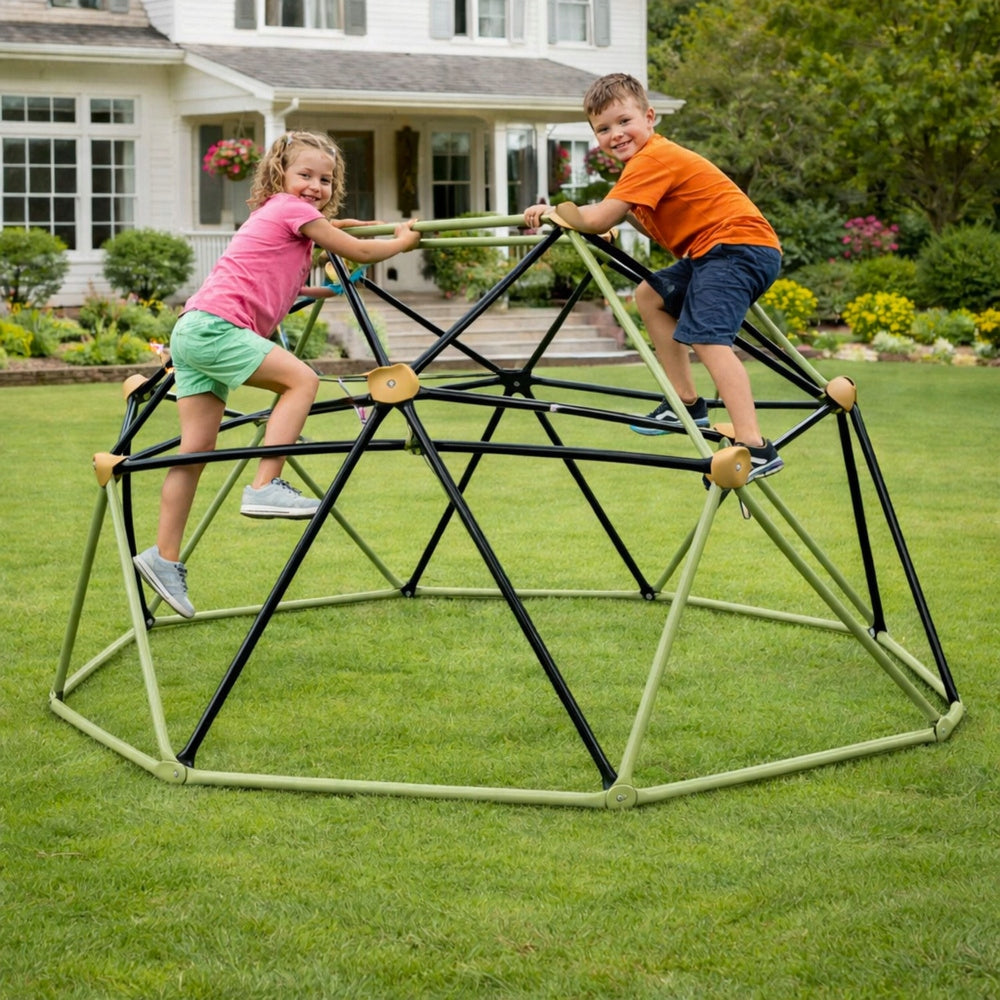 Children's Garden CLIMBING Dome Square Toys 182x86 cm 6FT Dominant material metal