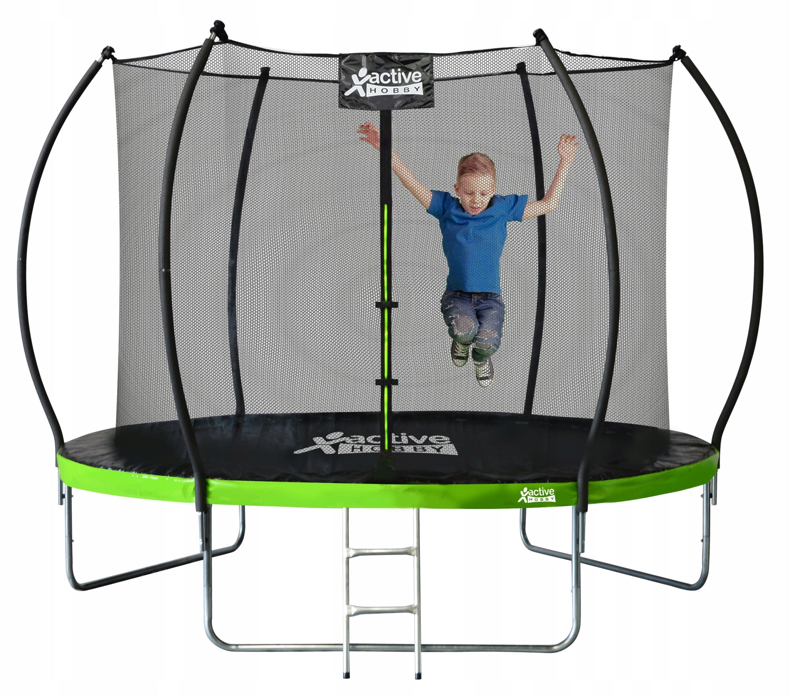 Children's Garden Trampoline 10FT 312 cm Mesh Inner Ladder Covers