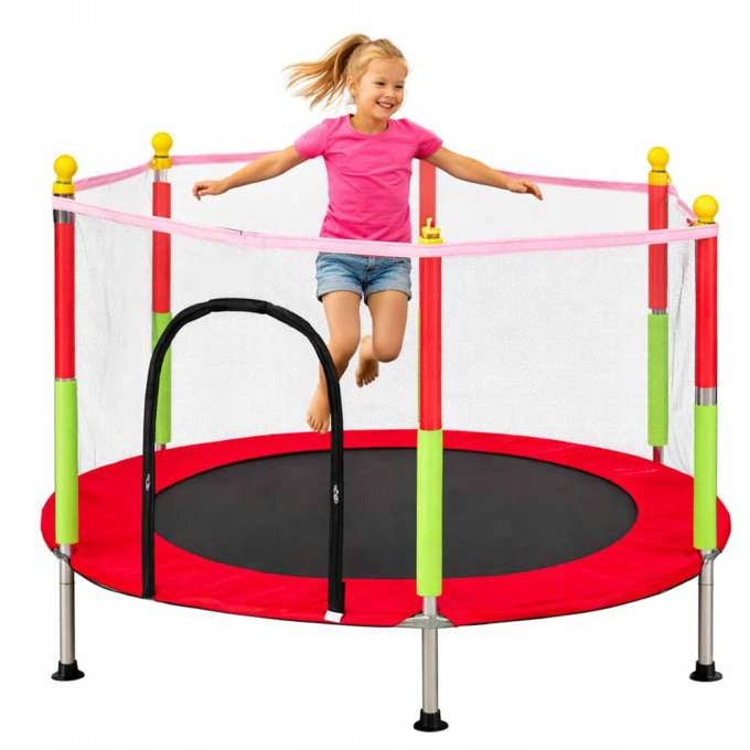 Children's Garden Trampoline Home Ball Net 140cm Brand Sapphire