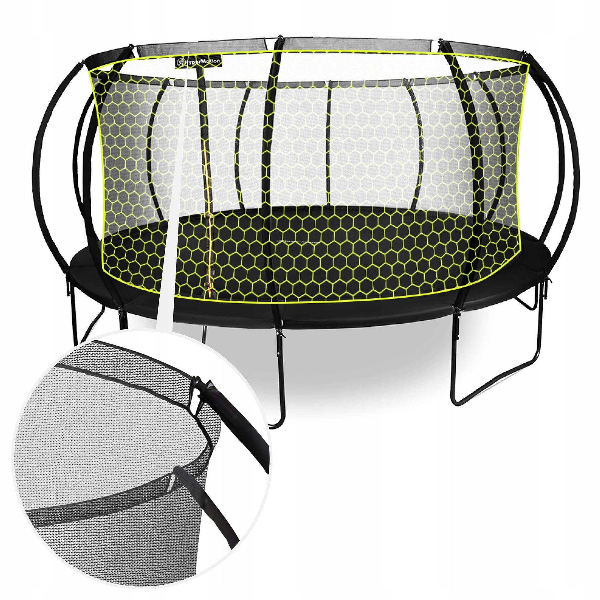 Children's Garden Trampoline Large 16FT with Ladder and Mesh Easy Assembly Net height 176 cm