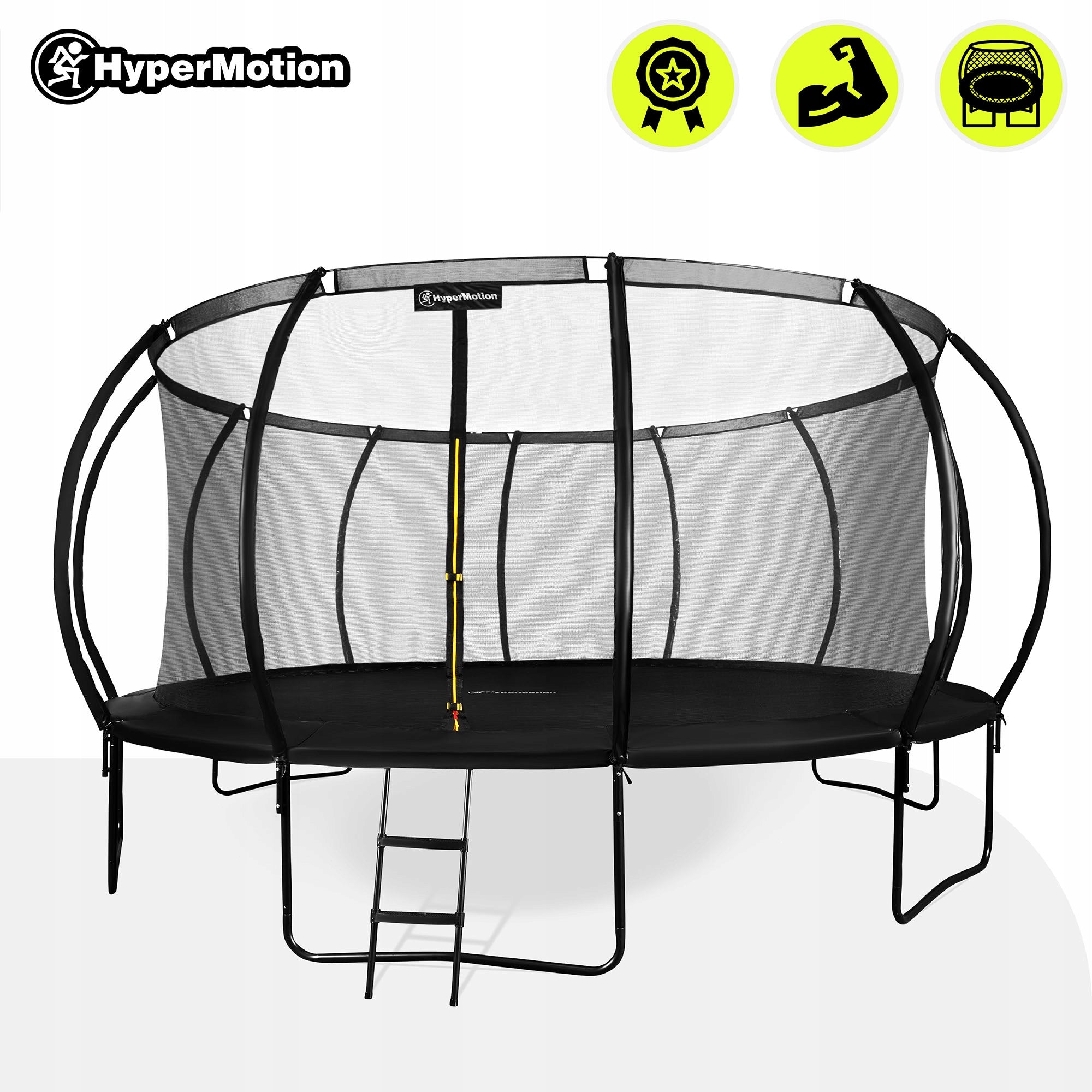 Children's Garden Trampoline Large 16FT with Ladder and Mesh Easy Assembly Packaging status original
