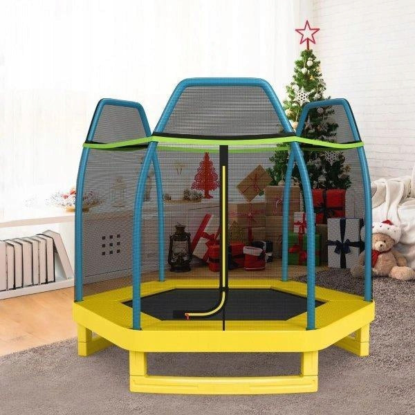 Children's Garden Trampoline with Outdoor Safety Net Inside Manufacturer code TW10053YW