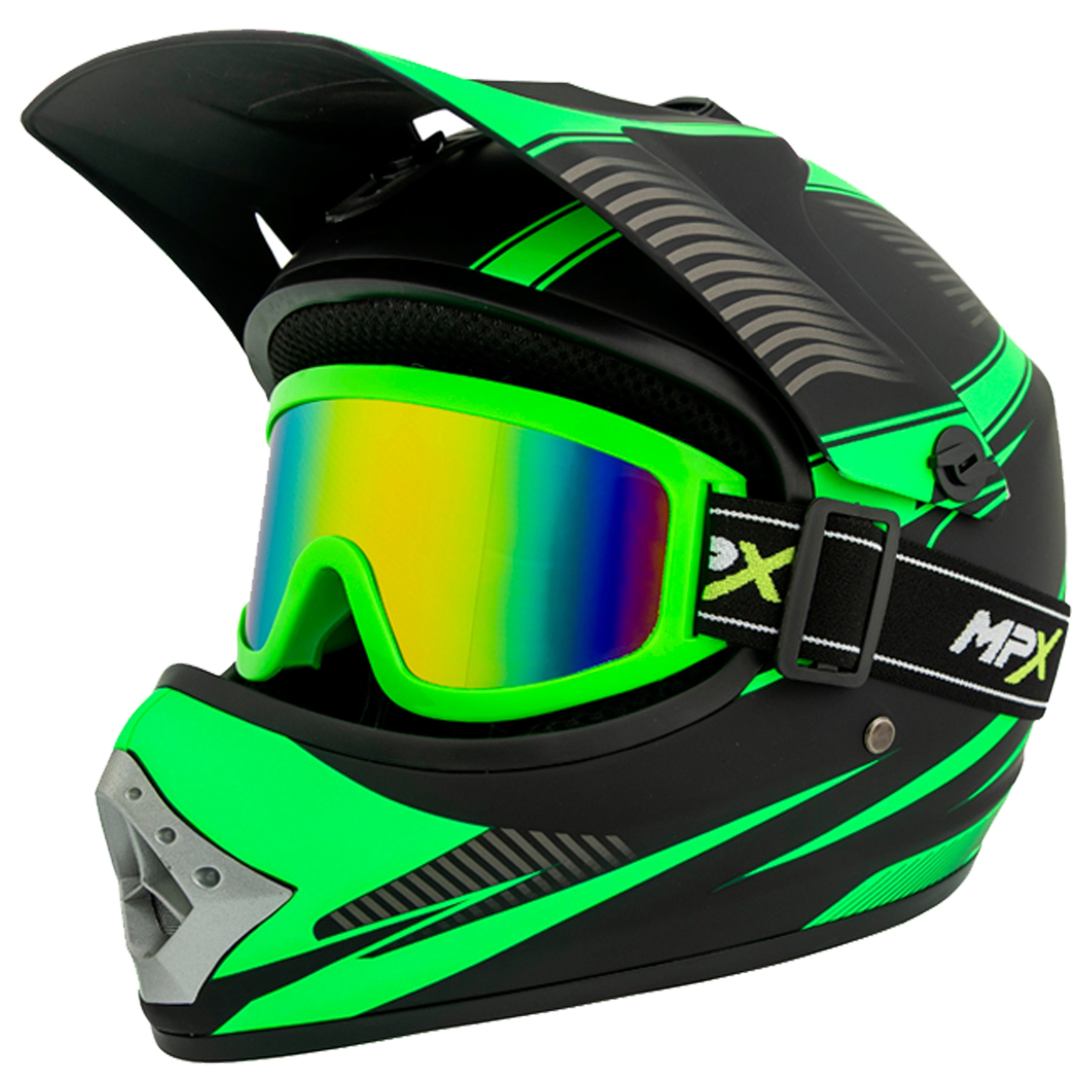 Children's Helmet Goggles Gloves for Cross Enduro Quad BMX Scooter S Manufacturer MPX