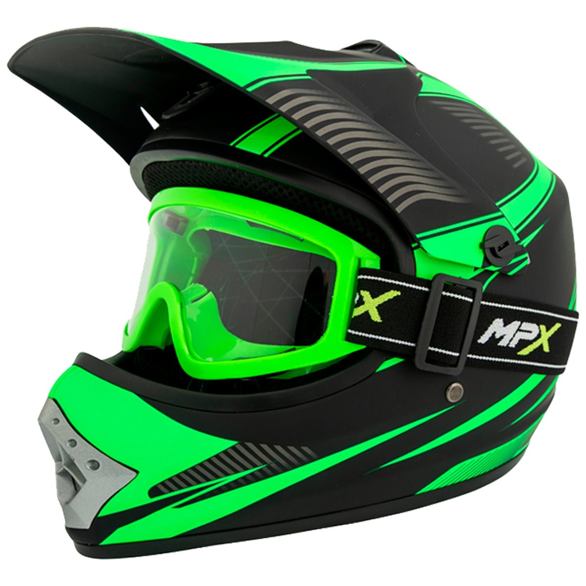Children's Helmet Goggles Gloves for Cross Enduro Quad BMX Scooter S Manufacturer's catalog number MCGKZ03021