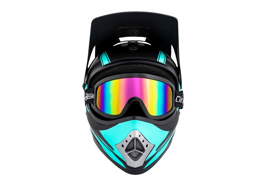 Children's Helmet M Goggles for Cross Enduro Mini Quad ATV Cross BMX Scooter Manufacturer's catalog number MCGKZ02082