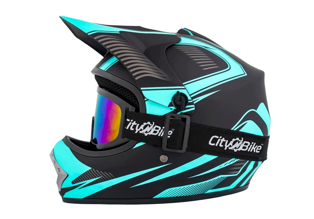 Children's Helmet M Goggles for Cross Enduro Mini Quad ATV Cross BMX Scooter Packaging status original