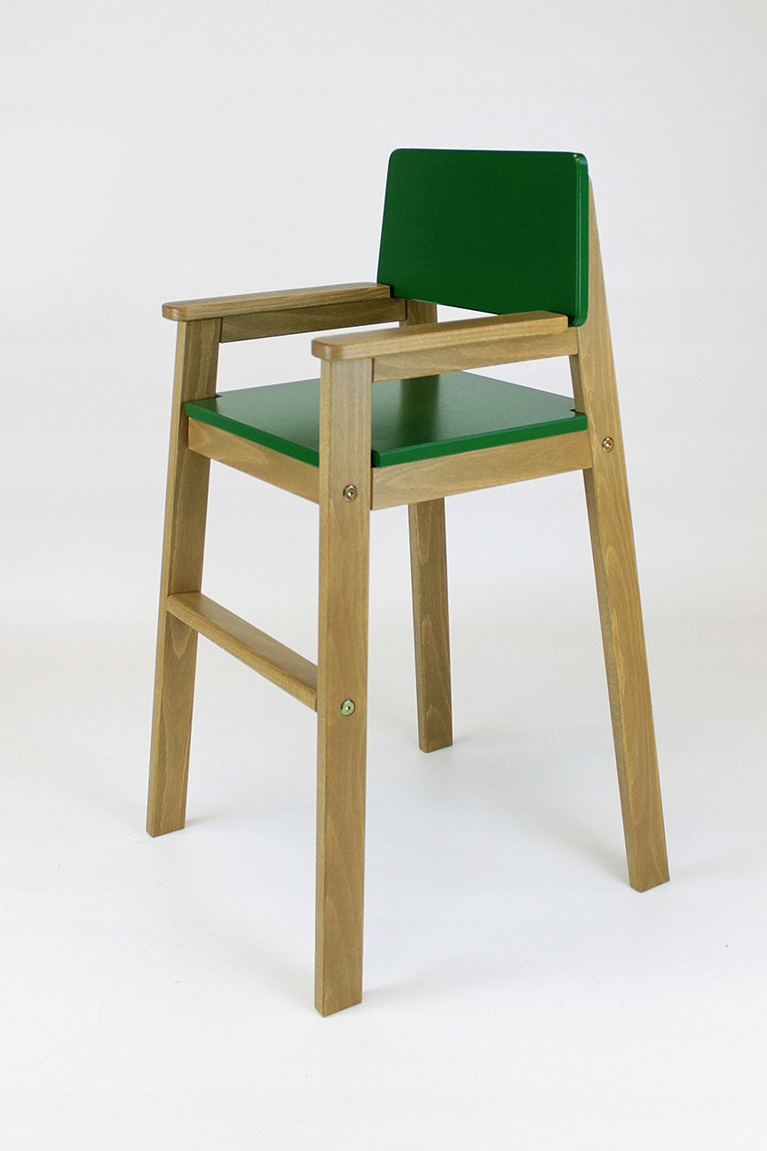 Children's High Chair for Table HANIA Oak Stain Green Bottle 47 EAN (GTIN) 5905331986113