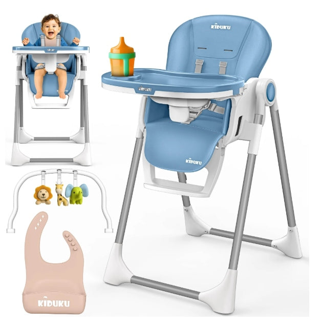 Children's Highchair KIDUKU 3in1 Blue