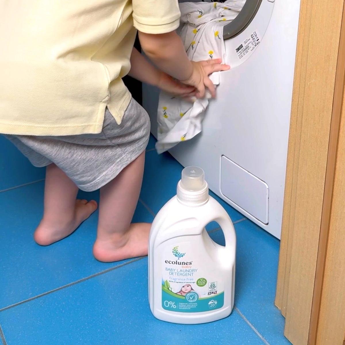 Children's Laundry Liquid Hypoallergenic Natural Fragrance Free 1L ECOLUNES Manufacturer code E0223