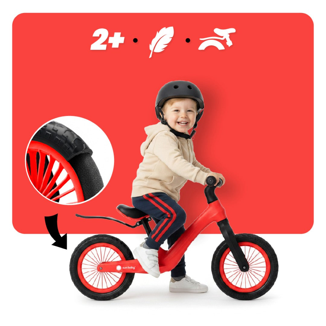 Children's Lightweight Balance Bike 2,5kg SPORT nylon Mudguard foam Kid's age 2＋ years