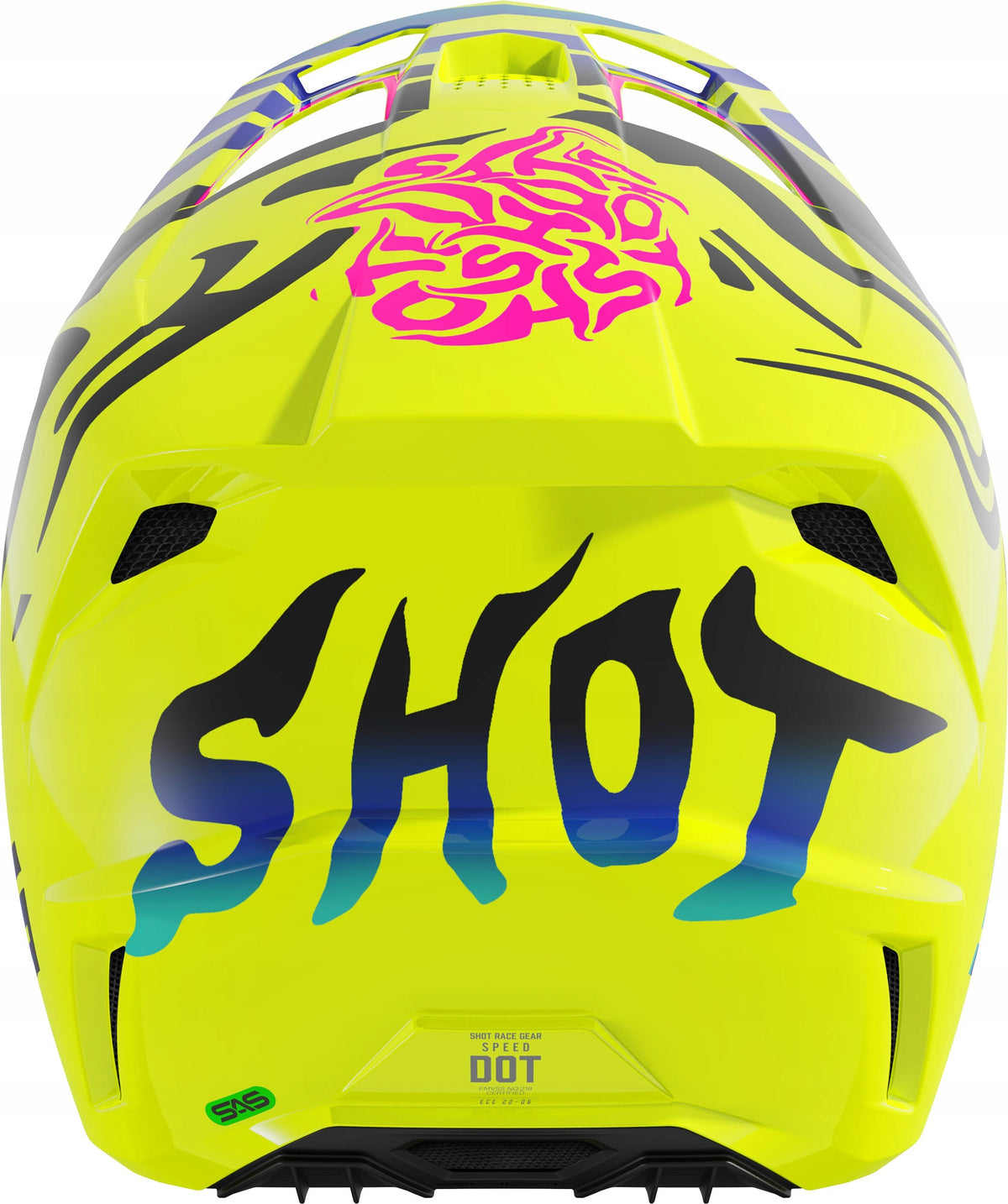Children's Motocross Helmet SHOT KID SPEED GHOST NEON YELLOW GLOSSY r.YL Manufacturer's catalog number A05-21OB-EK1-03