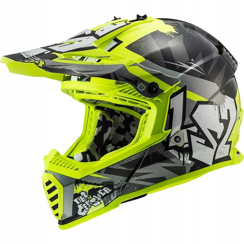 Children's Motorcycle Helmet LS2 | FAST II Mini Crusher | Junior Helmet | MX437