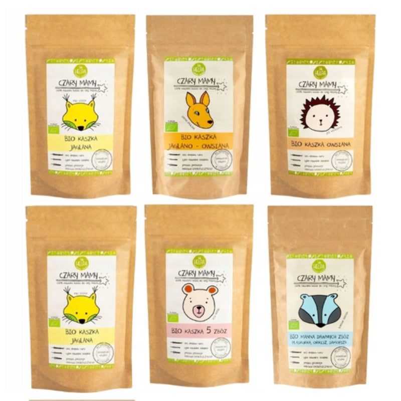 Children's Porridge Helpa Set Fresh Party Bio Porridge Magic Mom 6x 200g
