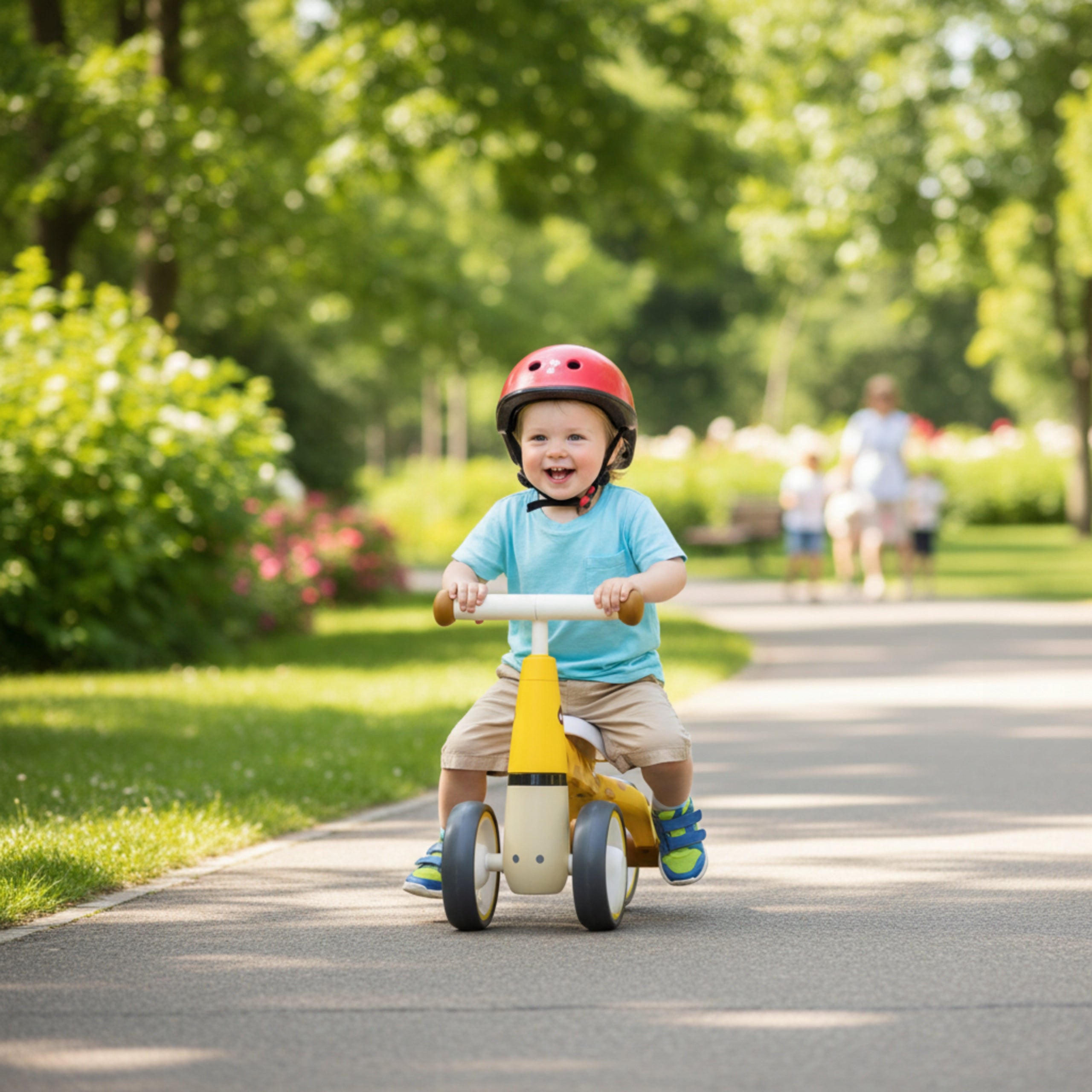 Children's Ride-On Running Bike Lightweight EVA Wheels Giraffe Year Gift Manufacturer code Rower Koła EVA Żyrafa Prezent Na Roczek