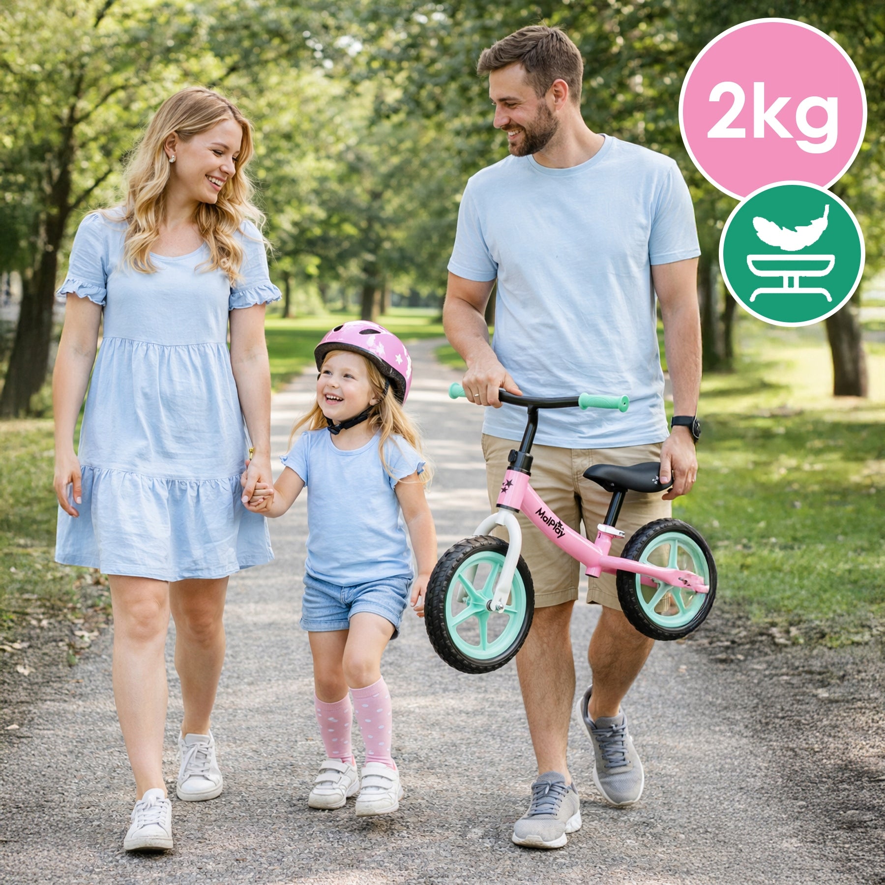 Children's Running Bike Bicycle Walker Wheels EVA 12'' FOR 2 YEAR OLD Model Rowerek biegowy lekki