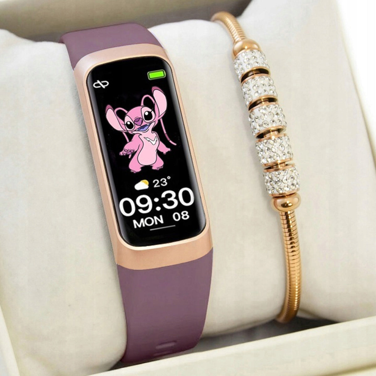 Children's SMARTWATCH RBN AMOLED SMARTBAND FIT Heather PRESSURE