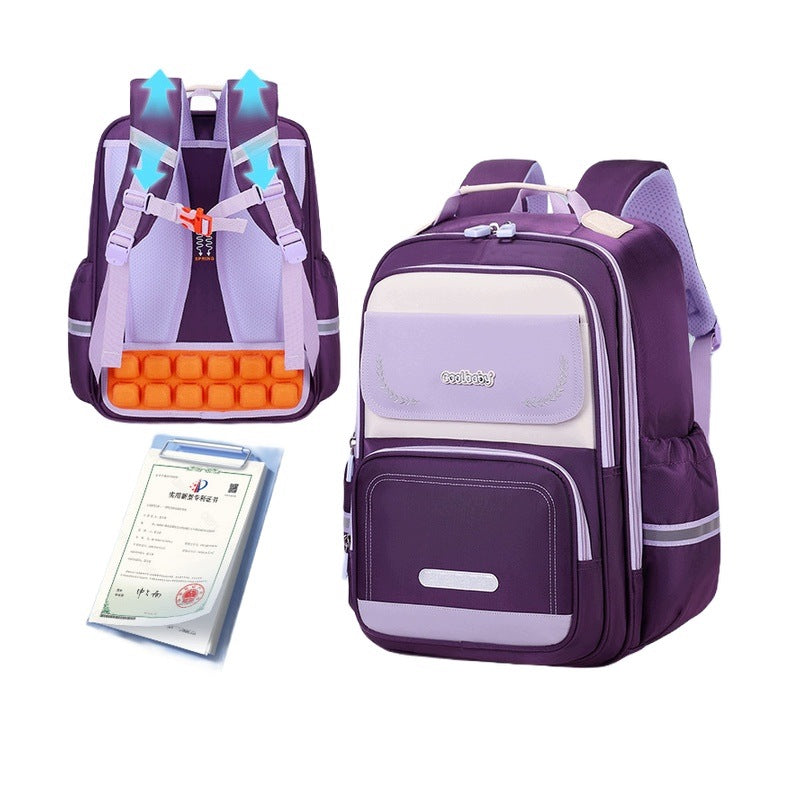 Children's School Backpack 1-6 Years Purple Small Swimming Water Resistance