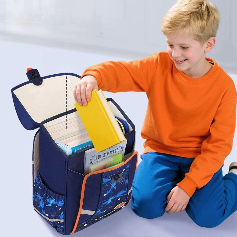 Children's School Backpack 3-6 Years Blue Spacious Lightweight Resistance Brand no brand