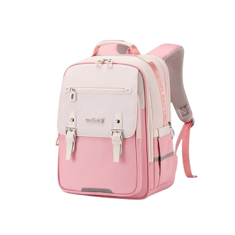 Children's School Backpack 6-12 Years Pink Small Protective Cloud