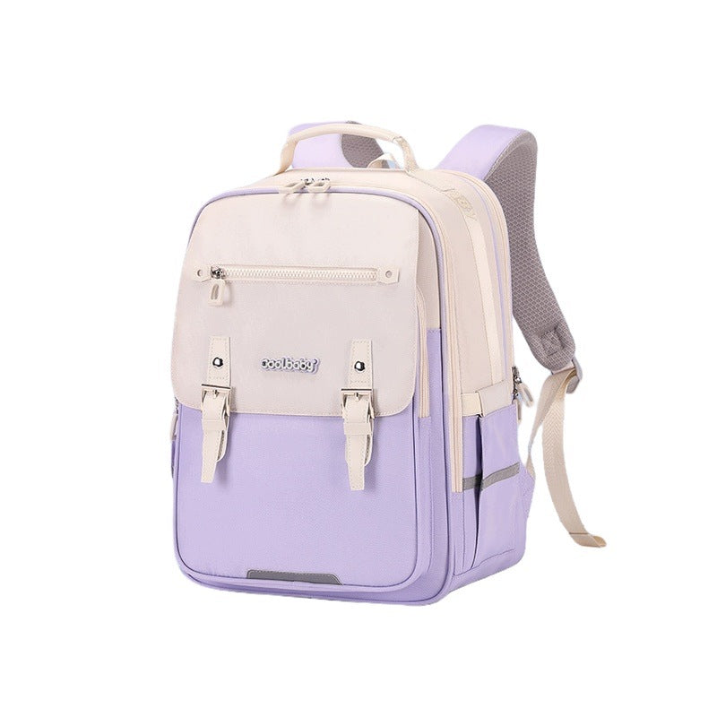 Children's School Backpack 6-12 Years Wave Purple Large Safe