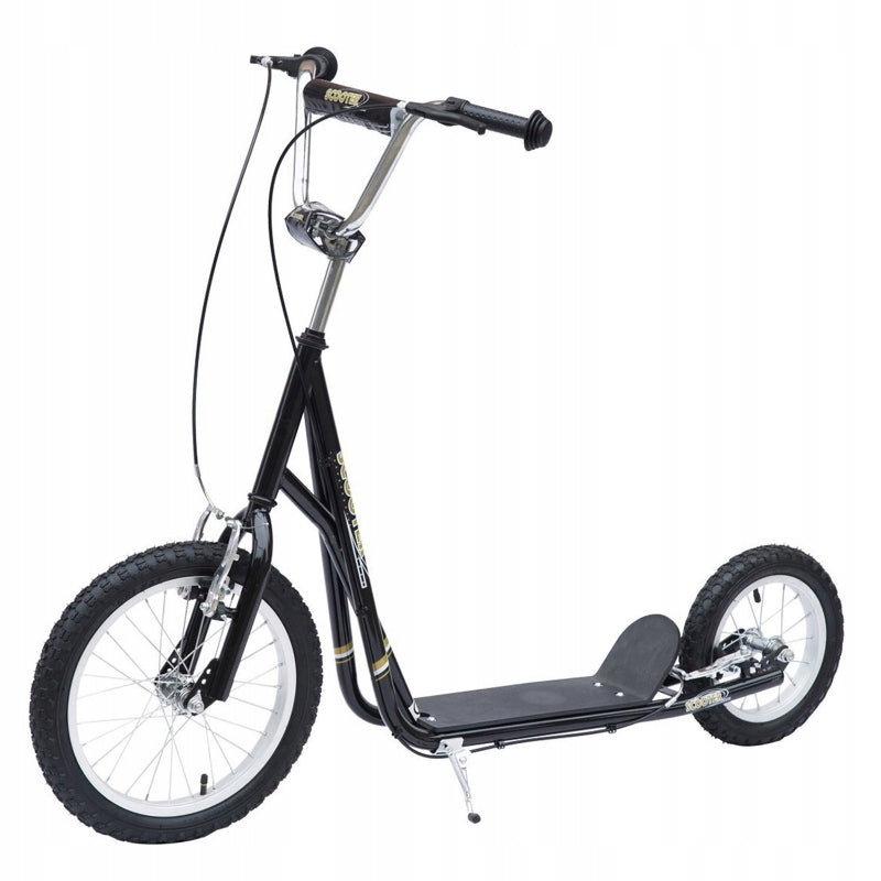 Children's Scooter Urban Children Adjustable with Brakes Black Kind two-wheeled